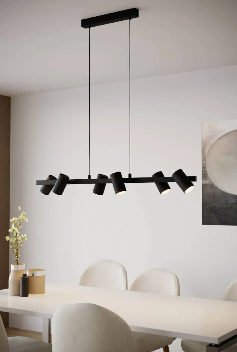 New Eglo Gatuela 116cm taklampa Svart