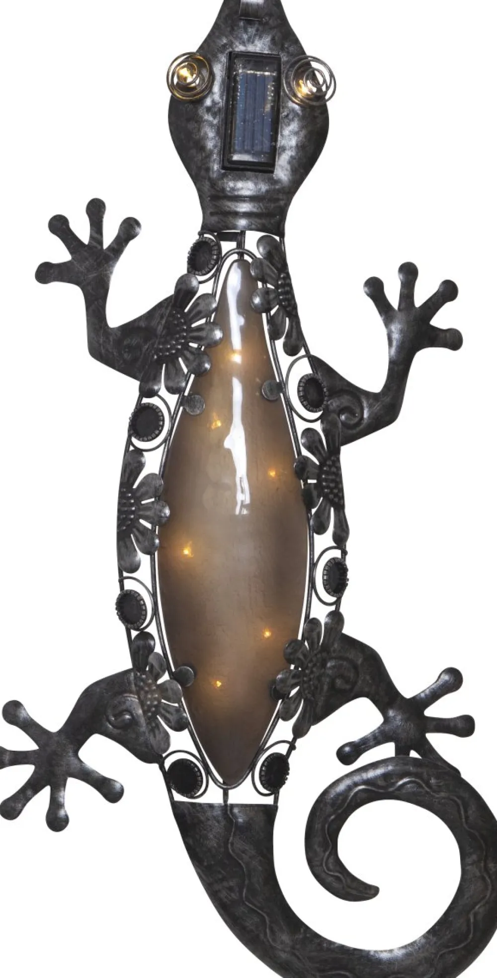 Discount Star Trading Gecko solcellslampa Svart