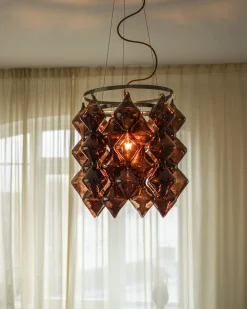 Clearance By Rydéns Gemma Ø45 taklampa Brun