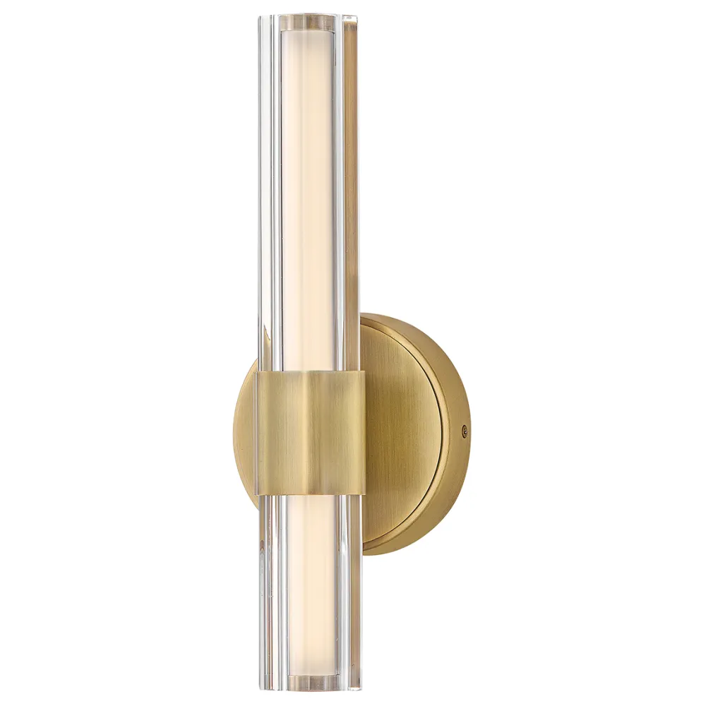 Outlet Elstead Lighting Georgette 35cm badrumslampa Mässing