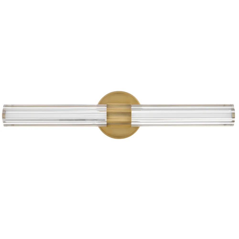 Clearance Elstead Lighting Georgette 60cm badrumslampa Mässing