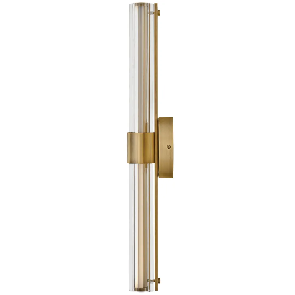 Clearance Elstead Lighting Georgette 60cm badrumslampa Mässing