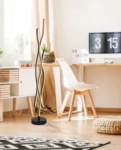 Globo Lighting Geronimo golvlampa Svart