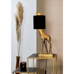 Clearance Light & Living Giraffe 60cm bordslampa Guld