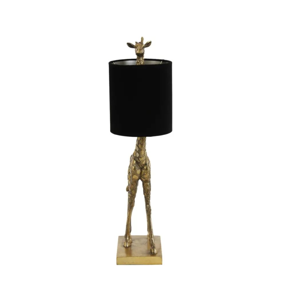 Clearance Light & Living Giraffe 60cm bordslampa Guld