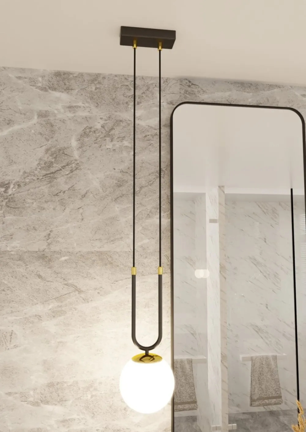 Clearance Emibig Lighting Glam Ø15 taklampa Svart