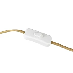 Discount Dyberg Larsen Globus 44cm bordslampa Mässing/beige