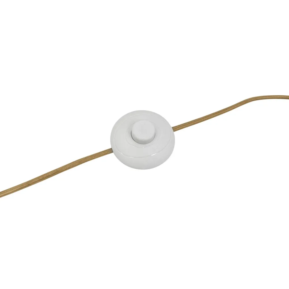 Hot Dyberg Larsen Globus golvlampa Mässing/beige