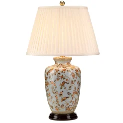 Outlet Elstead Lighting Gold Birds 65cm bordslampa Flerfärgad