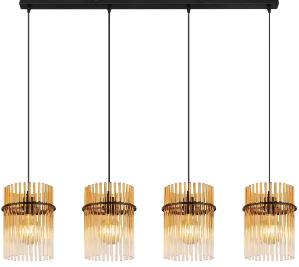 Outlet Globo Lighting Gorley 110cm taklampa Amber