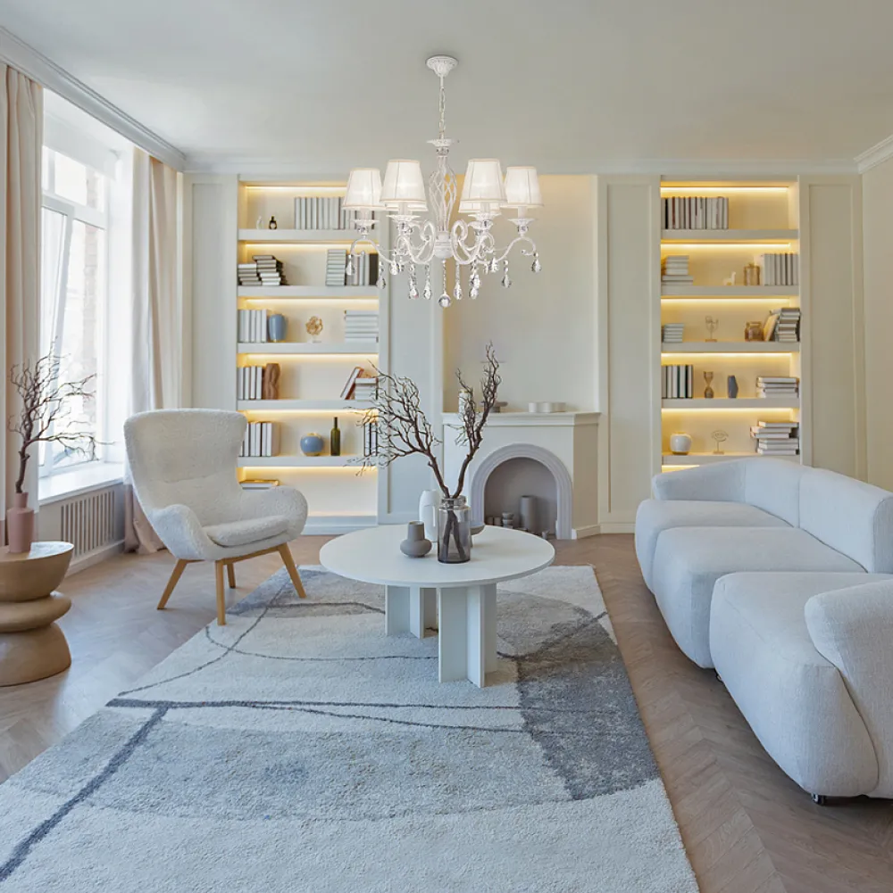 Discount Maytoni Grace Ø65 taklampa Vit
