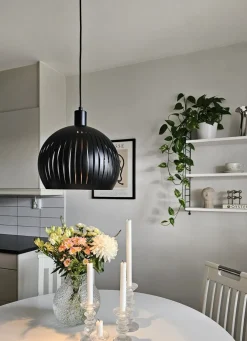 Clearance Aneta Lighting Grafika Ø30 taklampa Svart