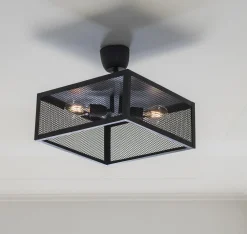 Clearance PR Home Grid 35cm plafond Svart