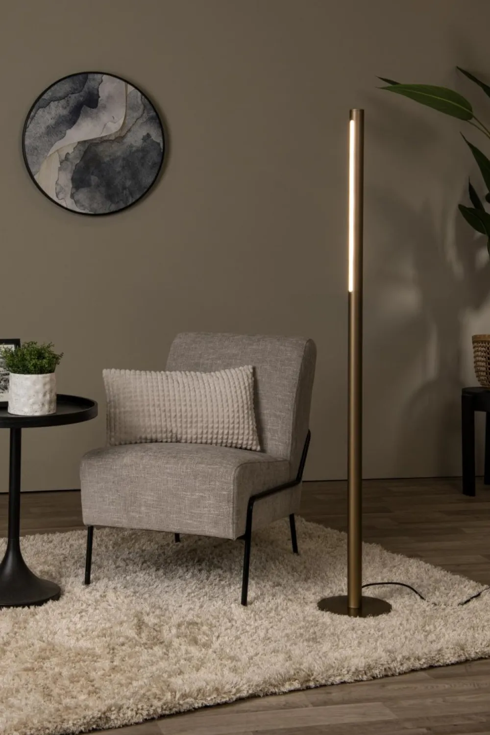 Online Lucide Griffith golvlampa Brons