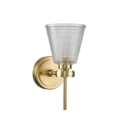 New Elstead Lighting Gunnislake 13cm badrumslampa Borstad mässing