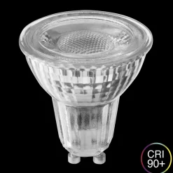 Unison GU10 6W 3000K 3-steg dimbar minne Transparent