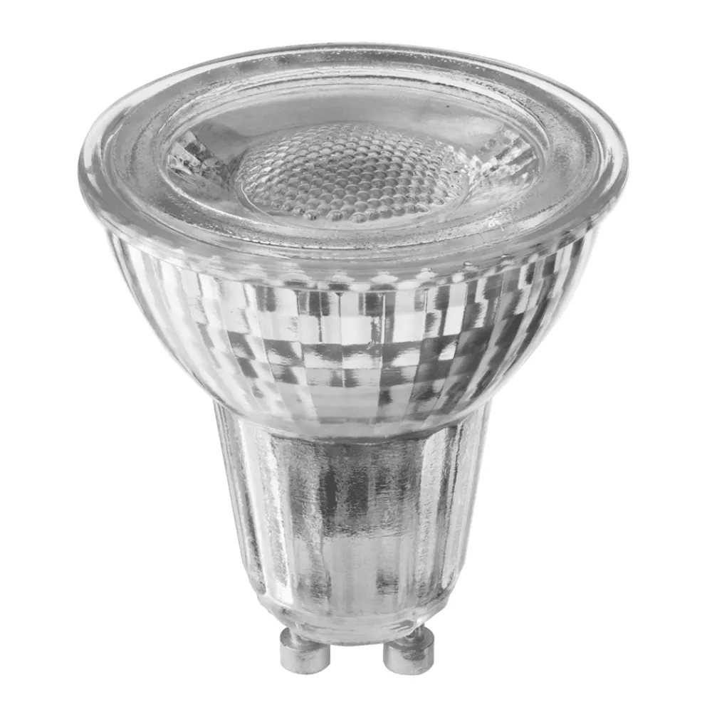 Unison GU10 6W 3000K 3-steg dimbar minne Transparent