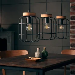 Brilliant Gwen 100cm taklampa Svart