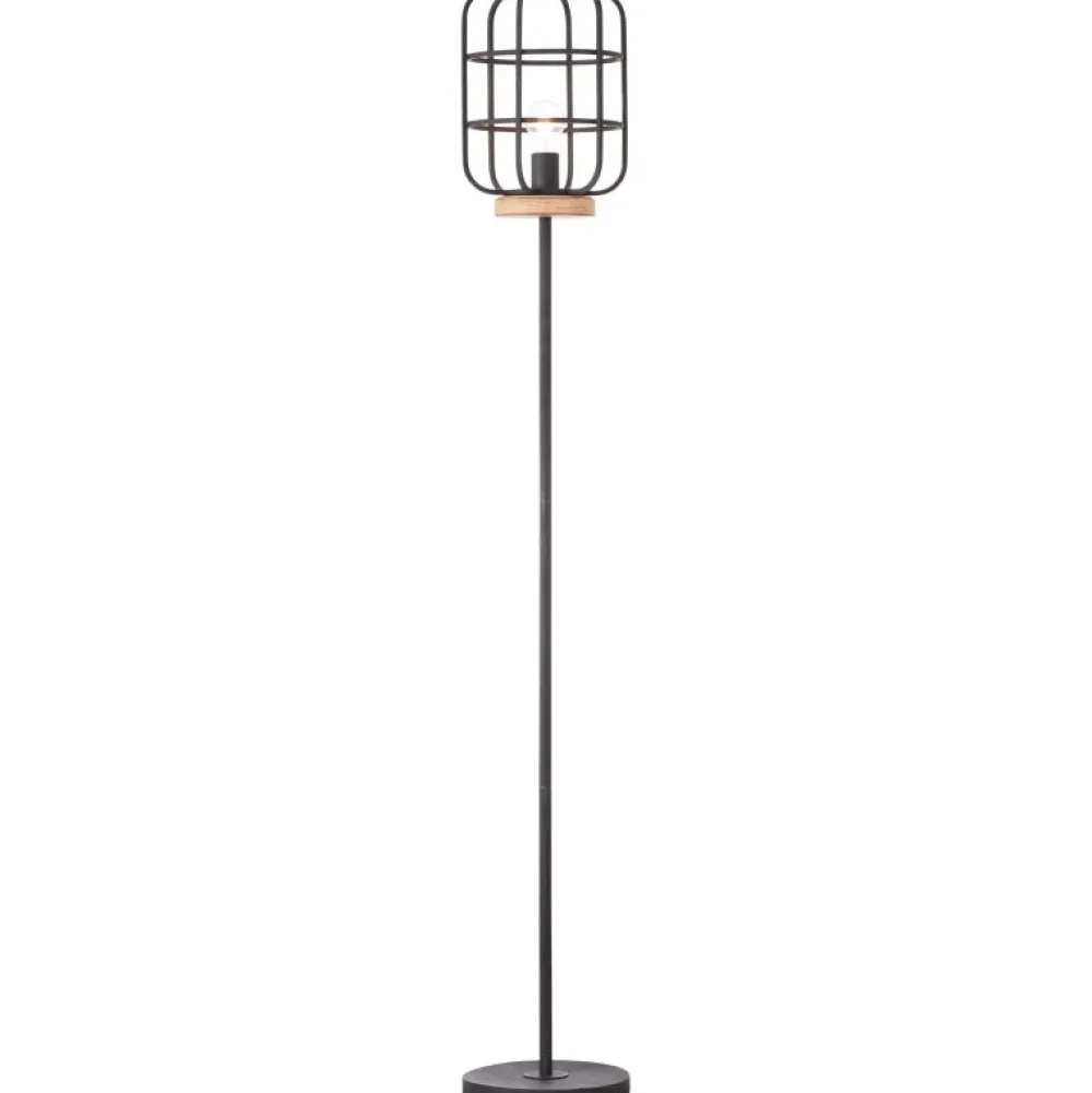 Discount Brilliant Gwen golvlampa Svart