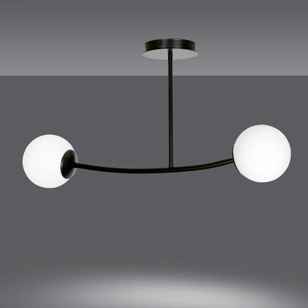 New Emibig Lighting Halldor 80cm plafond Svart