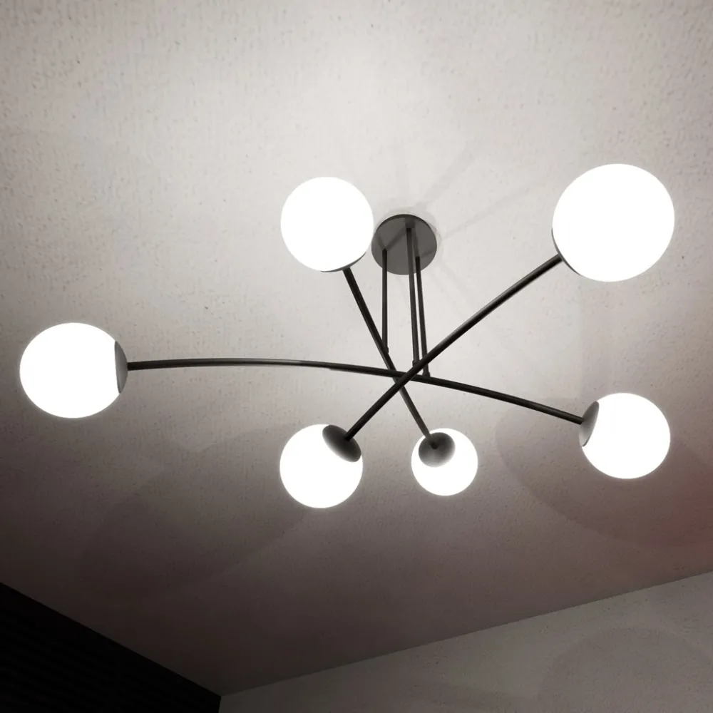 Outlet Emibig Lighting Halldor Ø108 taklampa Svart