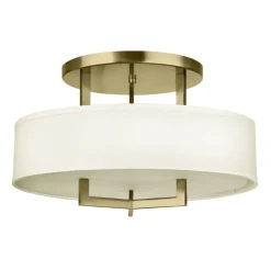 Hot Elstead Lighting Hampton Ø50 plafond Borstad mässing