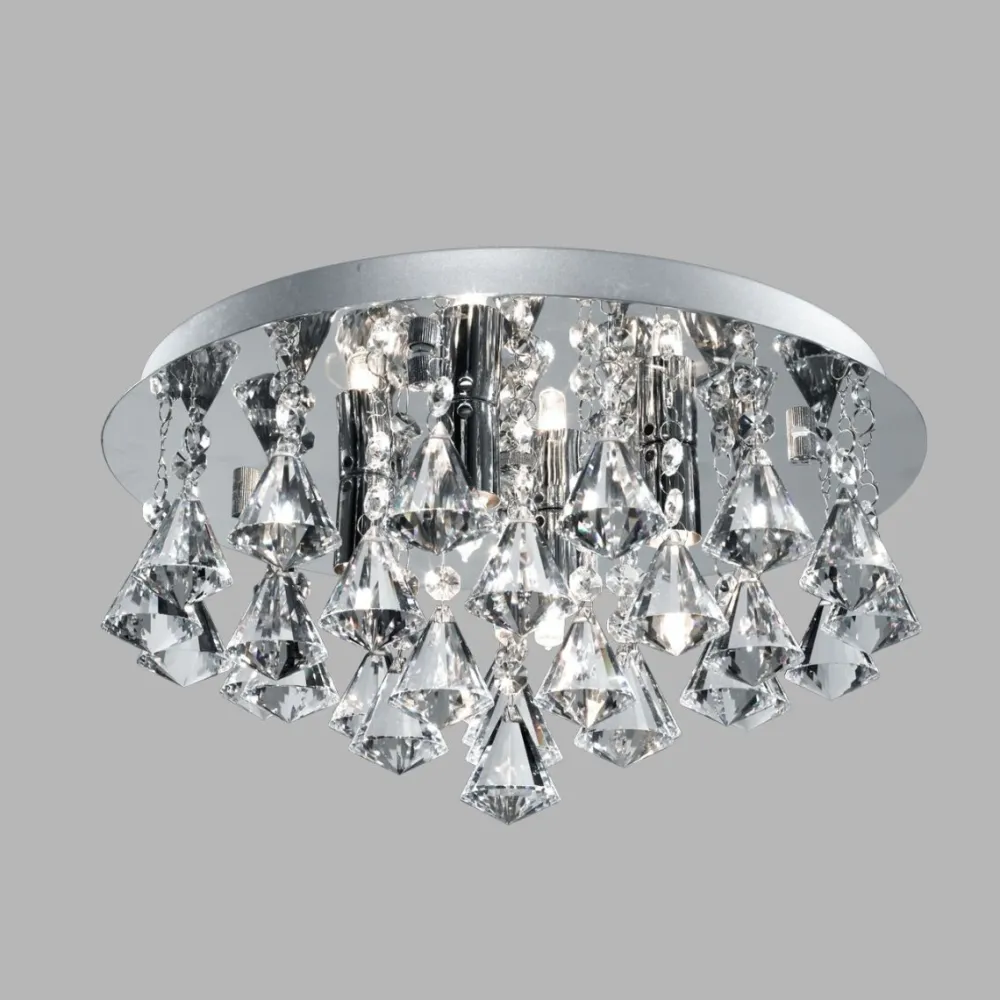 Discount Searchlight Hanna Ø38 badrumslampa Krom