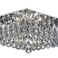 Clearance Searchlight Hanna 55cm kristall Krom