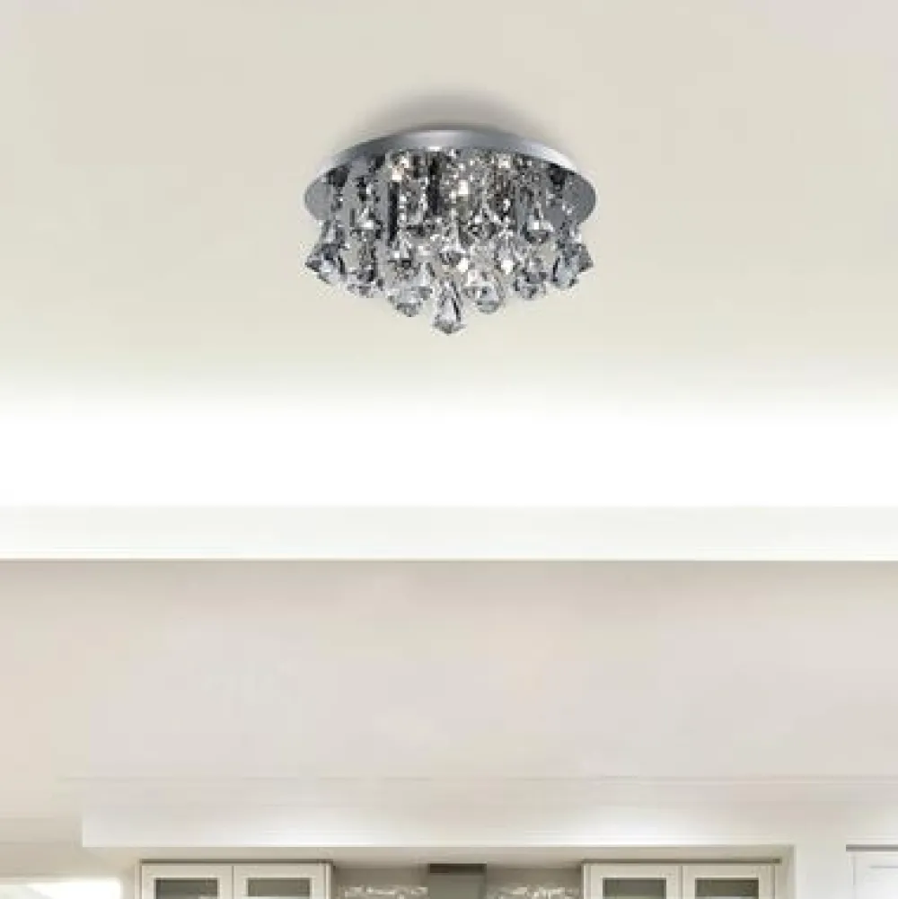 Discount Searchlight Hanna Ø35 kristall Krom