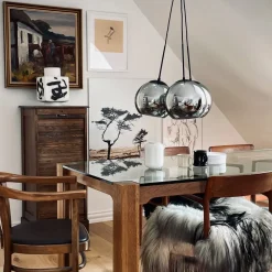 Best Dyberg Larsen Harry Ø54 taklampa Rökfärgad