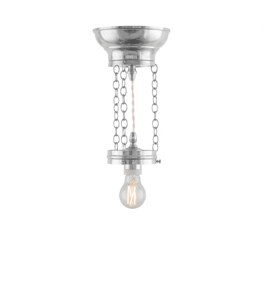 Hot Karlskrona lampfabrik Heidenstam ampel 100 Nickel