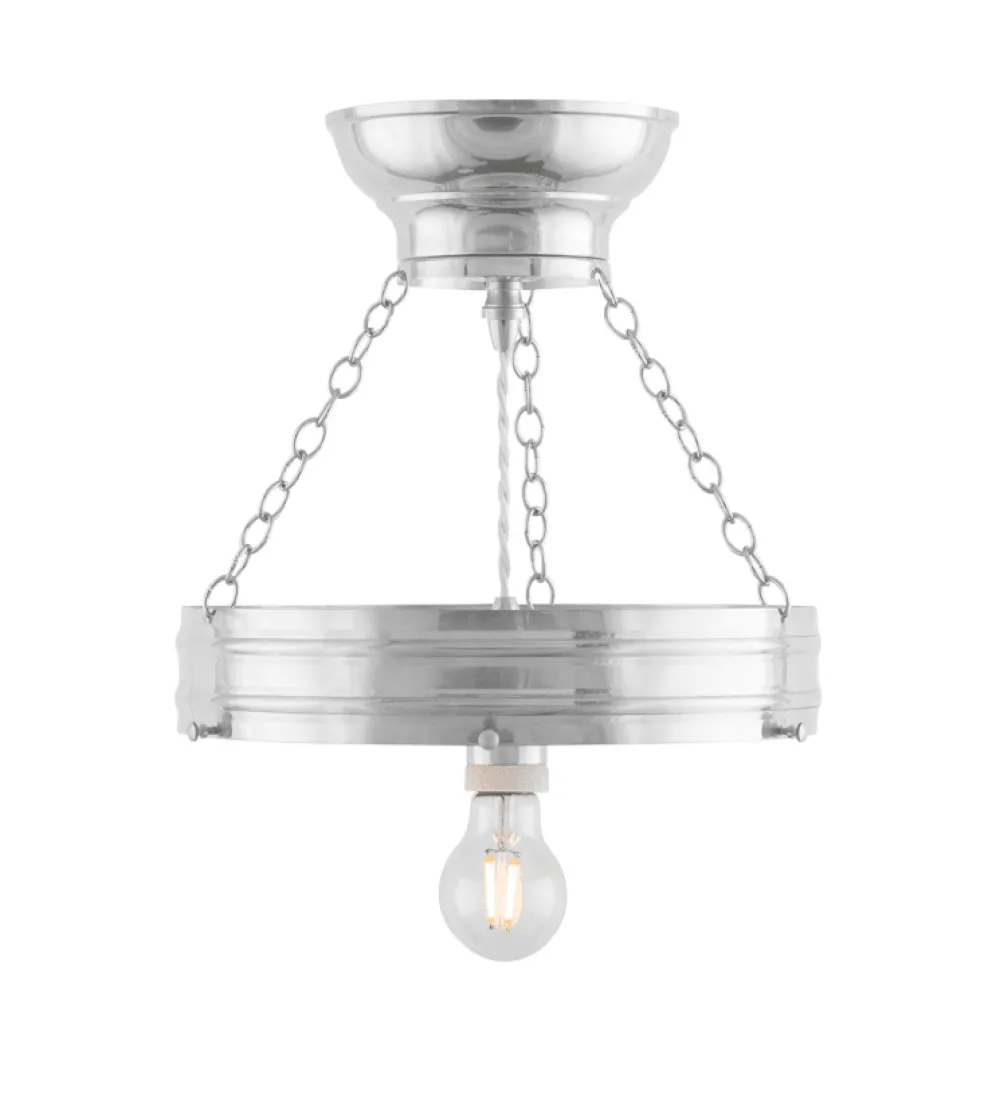 Outlet Karlskrona lampfabrik Heidenstam ampel 300 Nickel