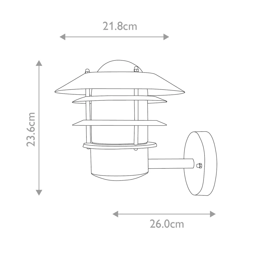 Hot Elstead Lighting Helsingor Ø22 utelampa