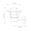 Clearance Elstead Lighting Helsingor Ø22 utelampa