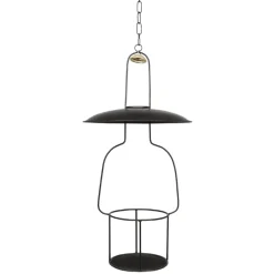 Online Strömshaga Hängande Ställning till Fotogenlampa Rak Stor Svart