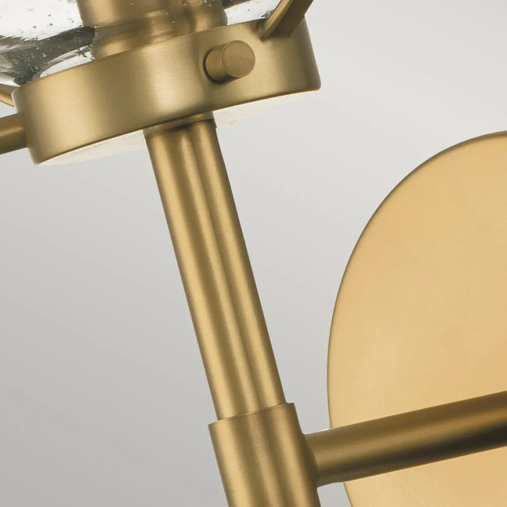 New Elstead Lighting Hollis 40cm badrumslampa Antik mässing