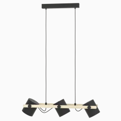 Eglo Hornwood 78cm taklampa Svart
