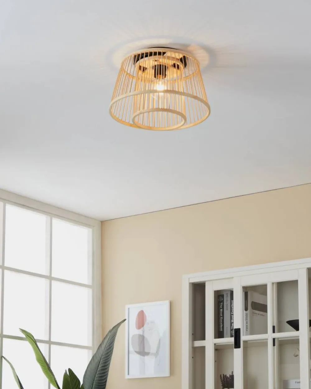 Eglo Hykeham Ø38 plafond Natur