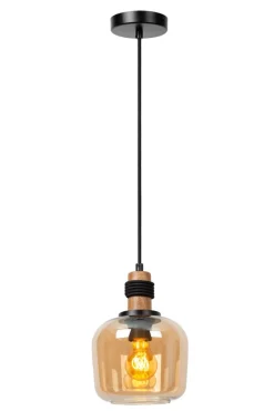 Outlet Lucide Ilona Ø18 taklampa Amber
