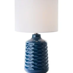 Discount Brilliant Ilysa 42cm bordslampa Blå