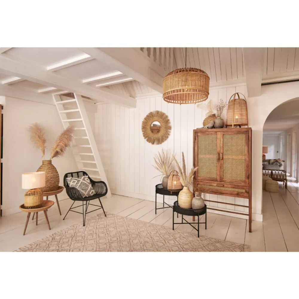 New Light & Living Jacinto 60cm bordslampa Natur