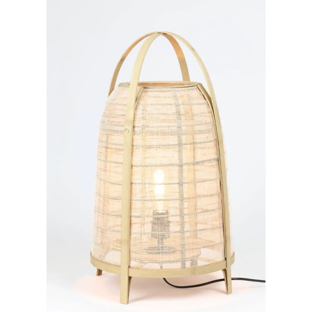New Light & Living Jacinto 60cm bordslampa Natur