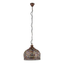 Outlet Eglo Jadida Ø33 taklampa Antikkoppar