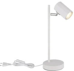 Online Globo Lighting James 35cm skrivbordslampa Vit