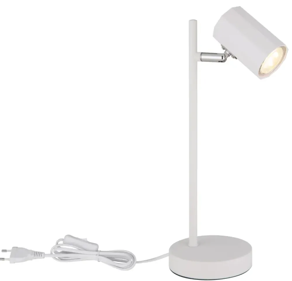 Online Globo Lighting James 35cm skrivbordslampa Vit