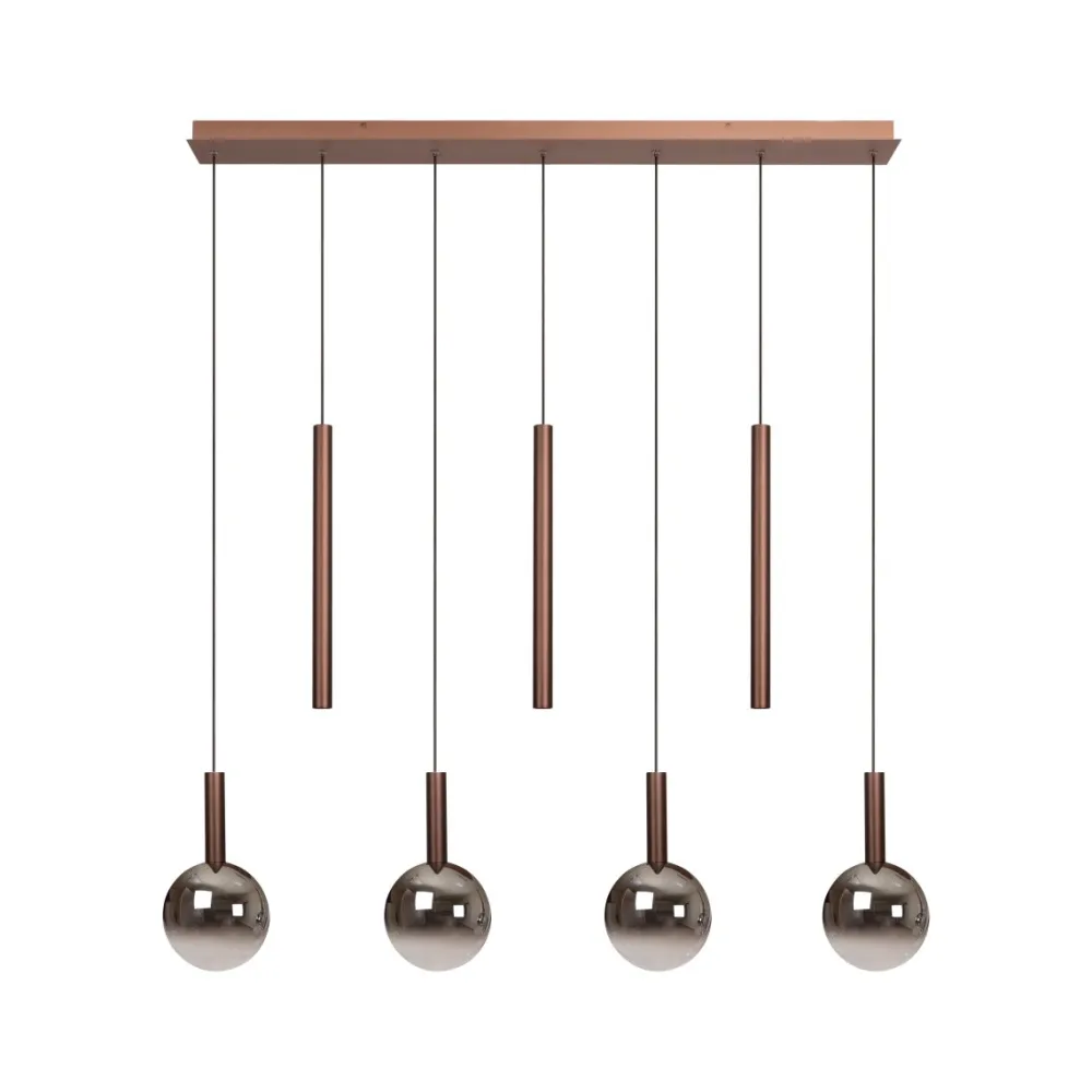 Best Lucide Jamsine 137cm taklampa Koppar