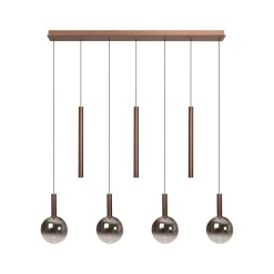 Best Lucide Jamsine 137cm taklampa Koppar