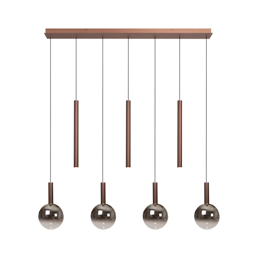 Best Lucide Jamsine 137cm taklampa Koppar