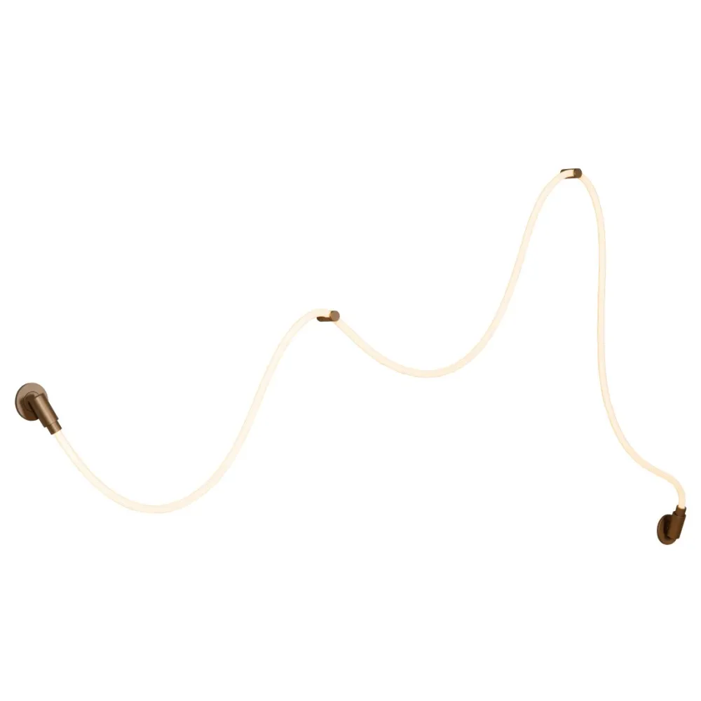 Clearance Lucide Janderin 500cm vägglampa Brun