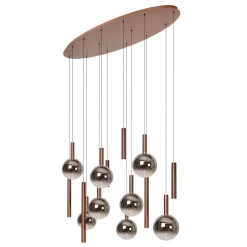 Discount Lucide Jasmine 140cm taklampa Koppar